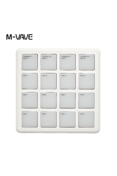 Choice وحدة تحكم MIDI لاسلكية محمولة SMC PAD Pocket M-VAVE مع 16 لوحة مناسبة ...