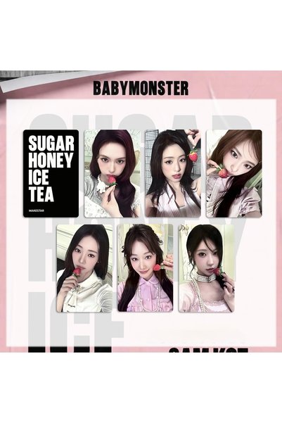 Choice GUAI-3 6PCS Kpop Hot Female Idol New Single "SUGAR HONEY ICE TEA" Phot...