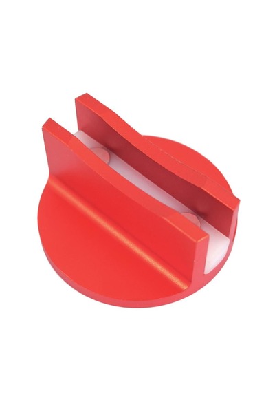 Choice Red New Large Slotted Magnetic Jack Pad Aluminum 0.37 Inch Thickness J...
