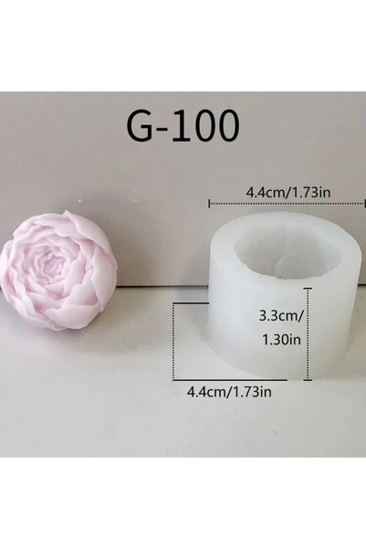 Choice ZY-G-100 DIY flower rose peony flower stamen bud silicone mold resin f...
