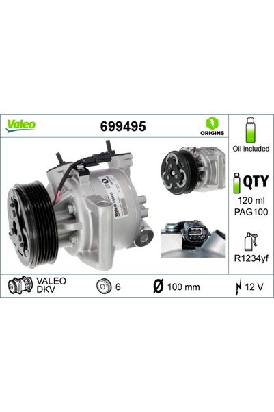 VALEO Compresor, climatizare 699495