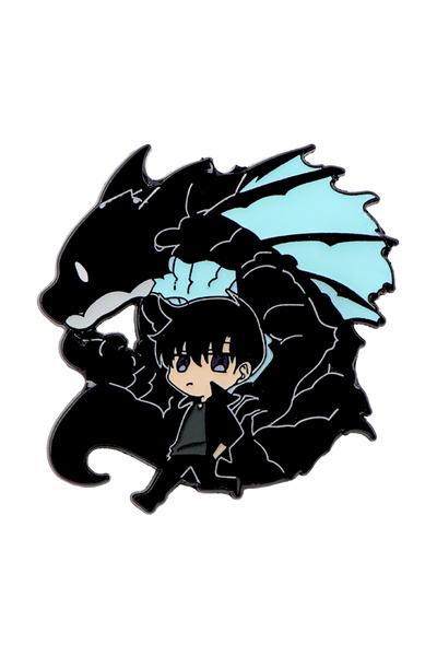 BANDAI 2 Dark Tone Shadow Monster Sword Q Cartoon Boy Enamel Pins Cool Figure...