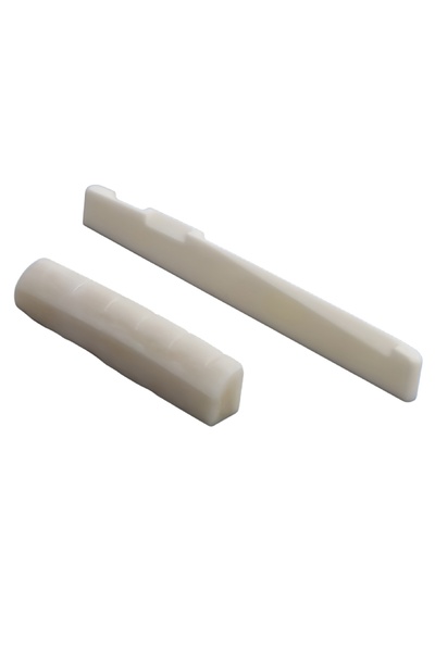 Choice White 1 Set Miwayer Acoustic Guitar Bone Bridge Pins Nail Nut Saddle 1...