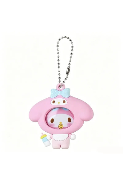 Miniso Melody-A My Melody Badge Keychain Cartoon Hangyodon KT Cat Replaceable...