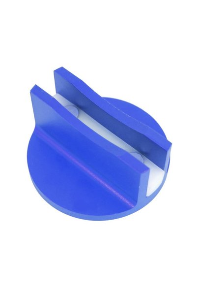 Choice Blue New Large Slotted Magnetic Jack Pad Aluminum 0.37 Inch Thickness ...