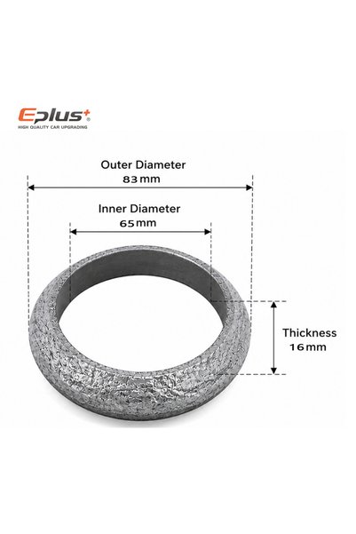 Choice 1pcs ID 65MM Universal High‑Temperature Exhaust Donut Gasket Ring‑Shap...