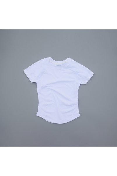Choice M 10 White SWEAT UNDFYNE Sport Short Sleeve Top Women Running Sports T...
