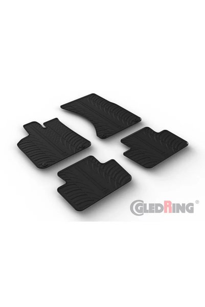Gledring Set 4 covorase cauciuc dedicate Porsche Macan SUV 10.2014-> / rubber...