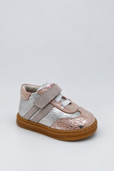 Tekiner Genuine Leather Girls First Step Sneakers Pink