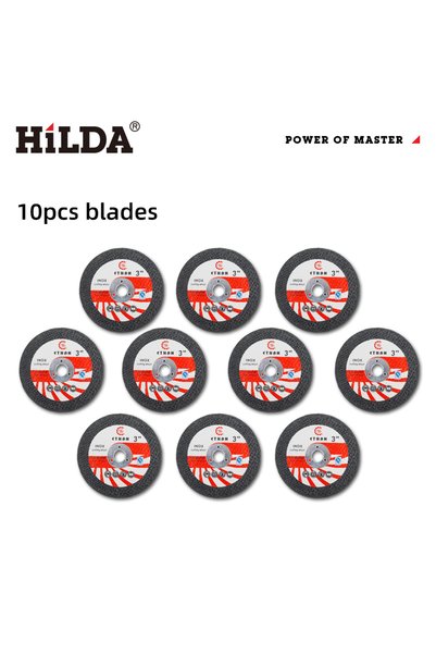 Hilda 10 قطع شفرات لجلاخة زاوية صغيرة 12 فولت، فرشاة إصلاح السيارات قابلة لإع...