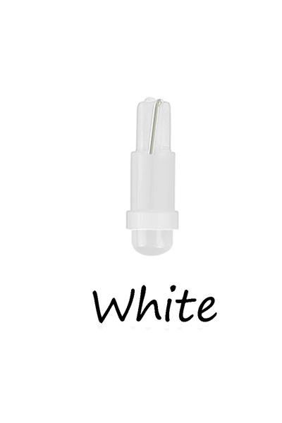 Choice 10 قطع من مصابيح LED T5 بيضاء، 2/10/20 قطعة، W1.2W W3W، إضاءة لوحة الق...