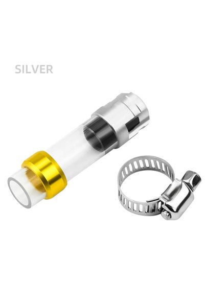 Choice Sliver CLICK Motorcycle Air Filter Drain Tube Head Use CNC Alloy Motor...