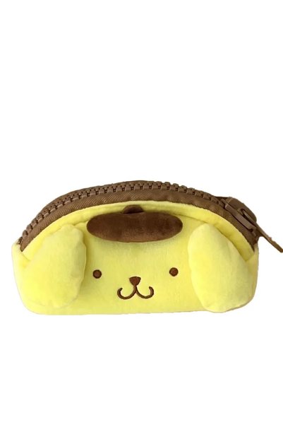 Miniso Pom Pom Purin Cartoon Pomompurin Plush Makeup Bag Large Capacity Carto...