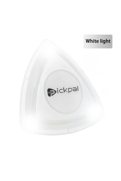 Choice White-Triangle Miwayer Triangle Shape LED Guitar Pick, ABS Glow Plectr...