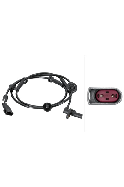 Hella Сензор за скорост на колелото 6PU 012 806-621