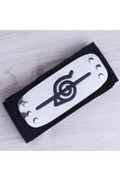 BANDAI Konoha Rebellion Naruto headband cartoon Cosplay forehead props metal ...