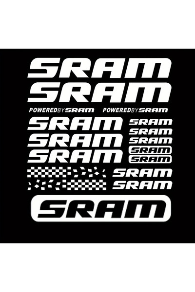Choice ملصق SRAM قوس قزح هولوغرافي مقاس 15 × 10 سم، ملصق فينيل PVC مقاوم للما...