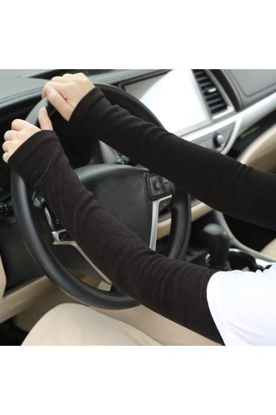 Choice One Size Straight Black Fall & Winter Warm Arm Sleeves Thickening Type...