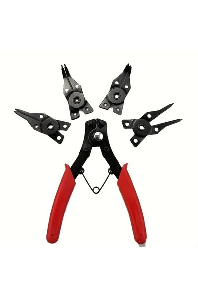 Choice 4-In-1 Circlip Pliers Set Snap Ring Pliers Multi Crimp Removable Plier...