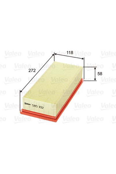 VALEO Φίλτρο αέρα 585102