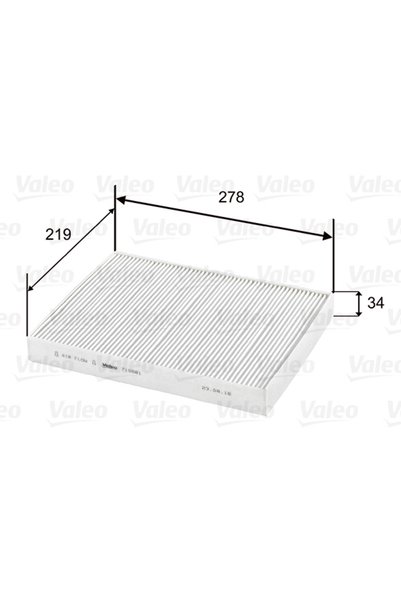 VALEO Filter, passenger compartment air 715581