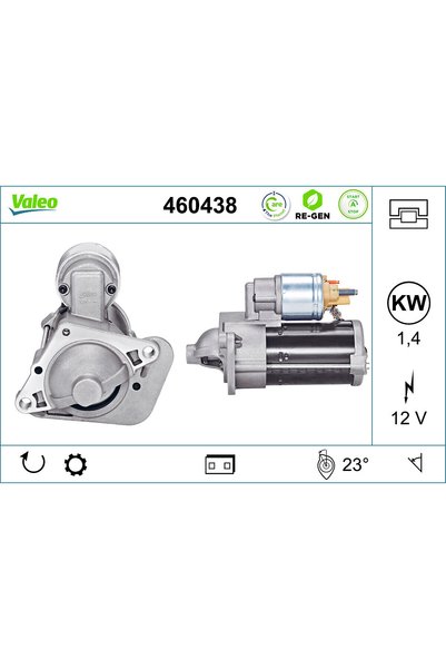 VALEO Електродвигател 460438