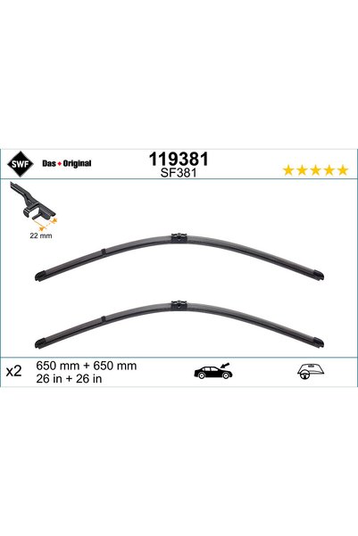 SWF Lamela stergator 119381