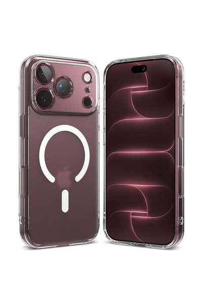Ringke Θήκη Fusion MagSafe για iPhone 17 Pro Max/iPhone 18 Pro Max, Ματ Διαφανής