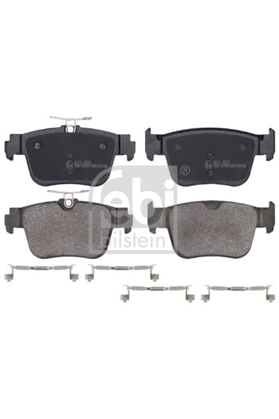 FEBI BILSTEIN Set placute frana,frana disc 183657