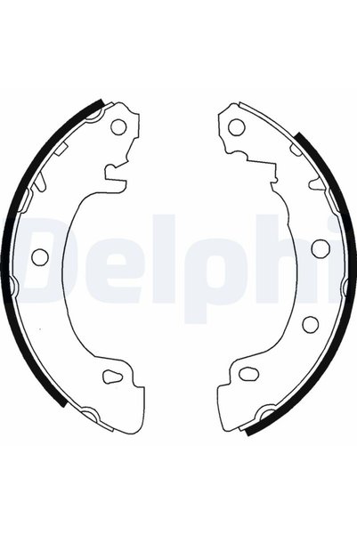DELPHİ Set saboti frana LS1724