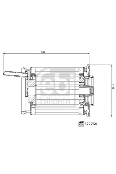 FEBI BILSTEIN Горивен филтър 172764