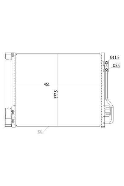 MTR Condensator, climatizare 13054351