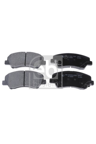 FEBI BILSTEIN Σετ τακακιών φρένων, δισκόφρενο 170244