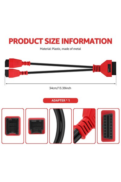 Choice 1pc OBD2 Adapter SGW Cable 12+8 adapter Cable Connector Bypass Gateway...