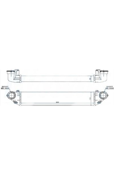 MTR Intercooler, compresor 13054842