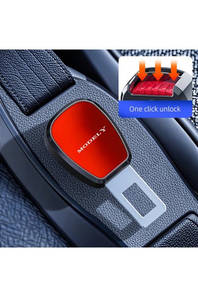 Choice CK-Red-MODE Y Car Seat Belt Extender Clip Buckle Universal Zinc Alloy ...