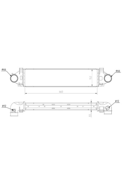 MTR Intercooler, compresor 13054896