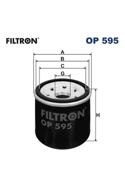 Filtron Φίλτρο λαδιού OP 595