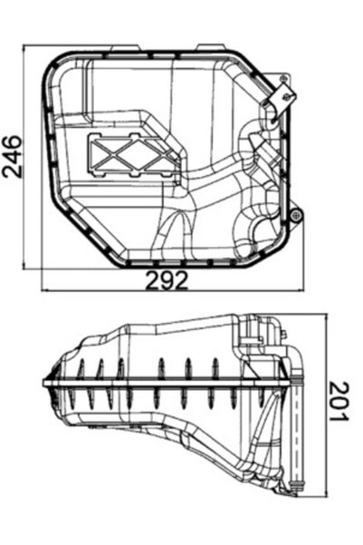 MAHLE Δοχείο διαστολής, ψύξης CRT 9 000S