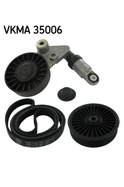 SKF Set curea transmisie cu caneluri VKMA 35006