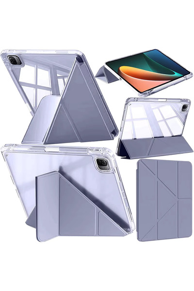 Alfa MEC Xiaomi Redmi Pad SE 11 İnç Uyumlu Mika Mars Kalem Bölmeli Modlu Kılıf