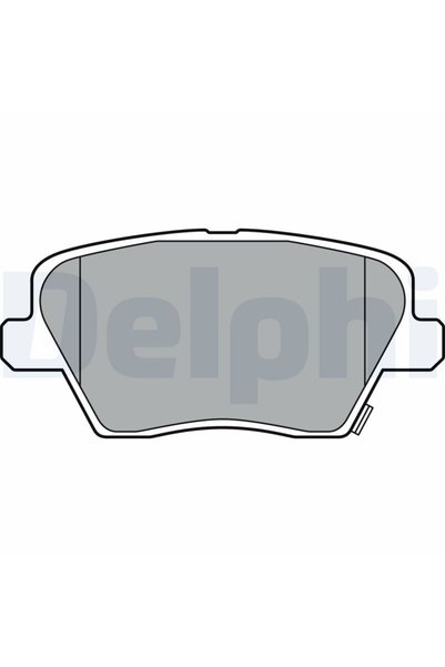 DELPHİ Σετ τακακιών φρένων, δισκόφρενο LP3386