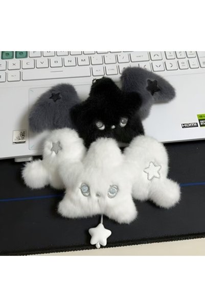 Choice 2PCS 2026 New NCT WISH Black and White Wicku King Plush Doll Pendant C...