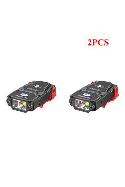 Choice مصباح أمامي صغير LED بمستشعر (قطعتان) 1-10 قطع، مصباح أمامي بمشبك للقب...