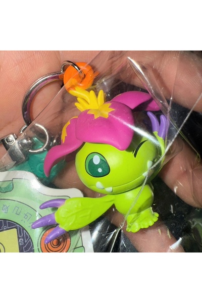 BANDAI Palmon - Limited Anime Genuine Digimon Keychain Agumon Gabumon Q-Versi...