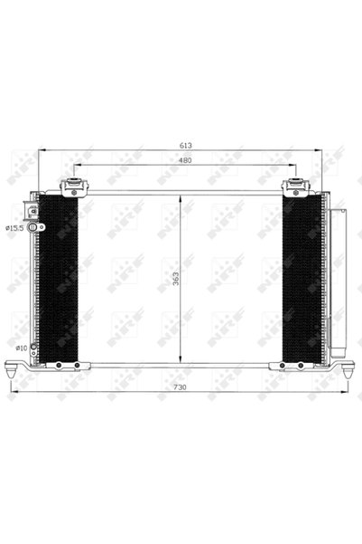 NRF Condensator, climatizare 35595