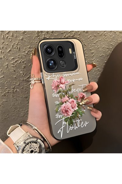 CHICASELUX Oppo Find X9 Pro 5g Compatible Rose and Text Pattern Case, Protect...