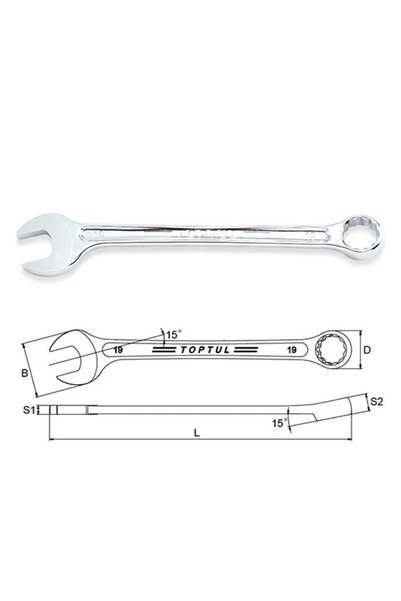 TOPTUL Συνδυαστικό κλειδί 10 mm AAEX1010