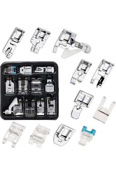 Generic Presser Feet Set 11Pcs Snap On Sewing Machine Foot for Brother Singer...