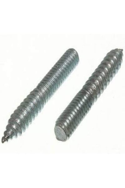 Generic Dowel Screw Wood to Metal BZP M6 x 50mm 2" x 1/4")